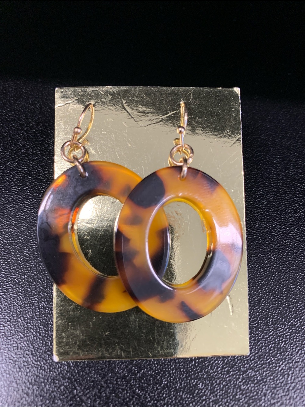 Tortoiseshell Drop  earrings